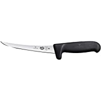 Victorinox Küche und Fibrox Safety Grip Ausbeinmesser Flexibel KL. Cuchillo- Negro- 15 cm